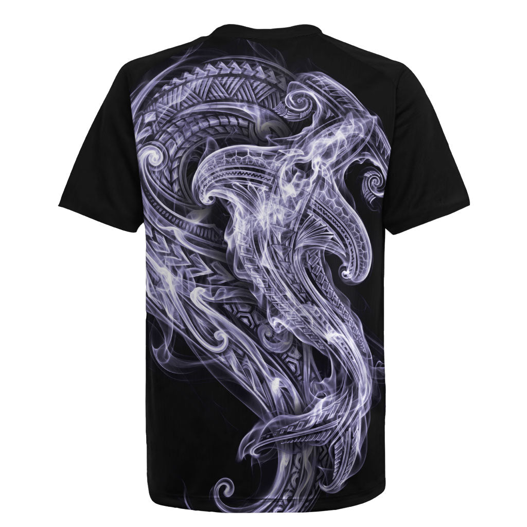 Waiporoporo Maori Tribal Hammershark Ghost Spirit Rugby Jersey