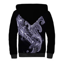 Waiporoporo Maori Tribal Hammershark Ghost Spirit Sherpa Hoodie