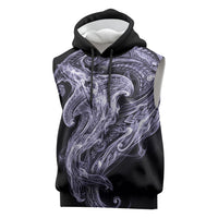 Waiporoporo Maori Tribal Hammershark Ghost Spirit Sleeveless Hoodie