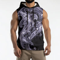Waiporoporo Maori Tribal Hammershark Ghost Spirit Sleeveless Hoodie