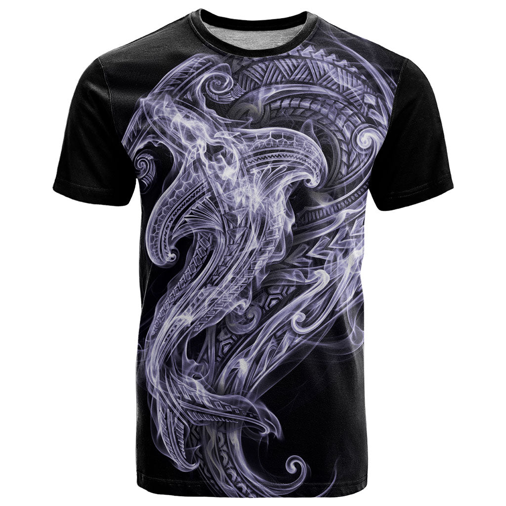 Waiporoporo Maori Tribal Hammershark Ghost Spirit T Shirt