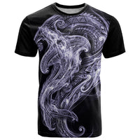 Waiporoporo Maori Tribal Hammershark Ghost Spirit T Shirt