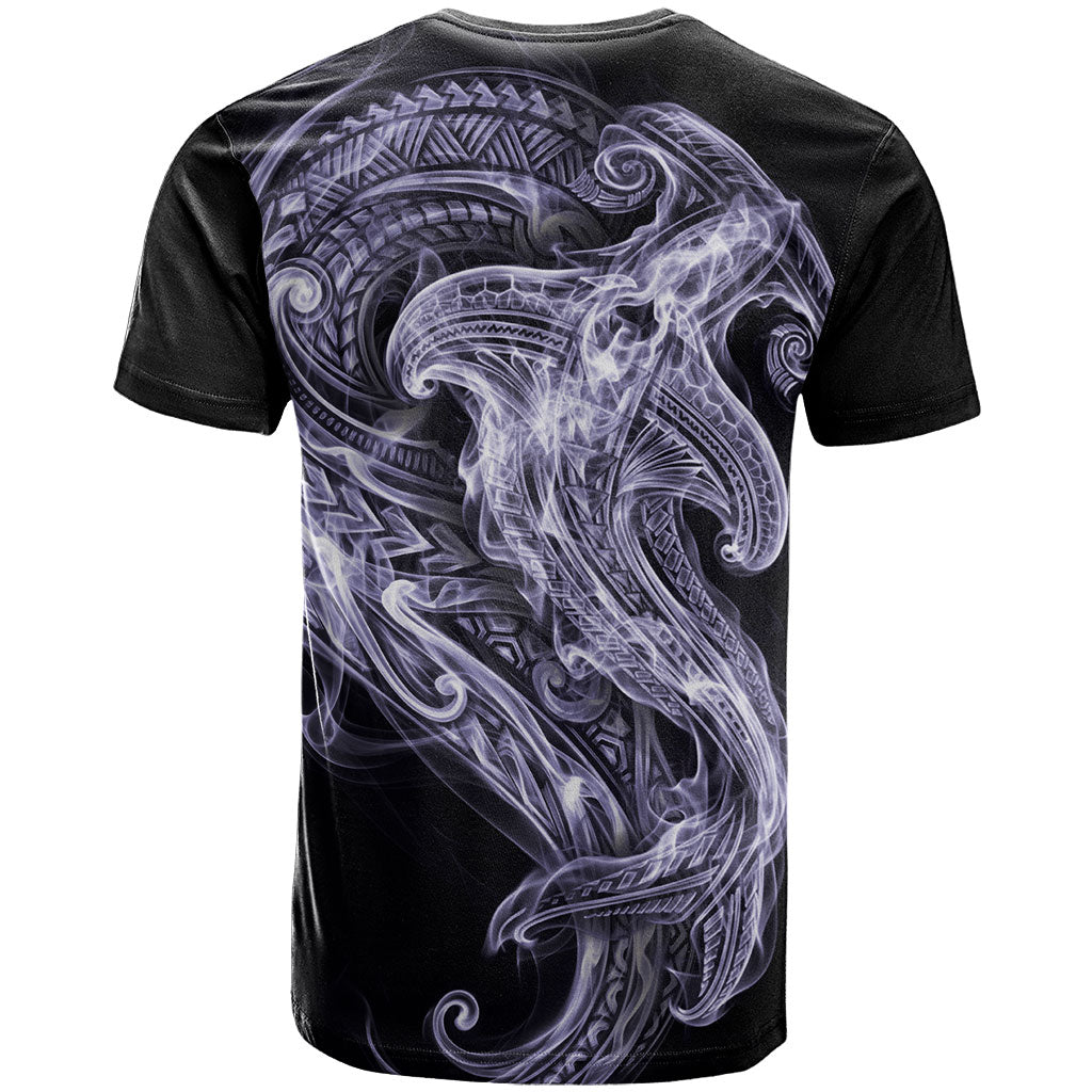 Waiporoporo Maori Tribal Hammershark Ghost Spirit T Shirt