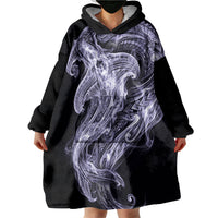 Waiporoporo Maori Tribal Hammershark Ghost Spirit Wearable Blanket Hoodie