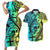 malampa-fiji-day-couples-matching-short-sleeve-bodycon-dress-and-hawaiian-shirt-vanuatu-sand-drawing-with-polynesian-pattern