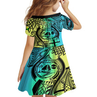 Malampa Fiji Day Family Matching Puletasi Dress and Hawaiian Shirt Vanuatu Sand Drawing With Polynesian Pattern LT9 - Polynesian Pride