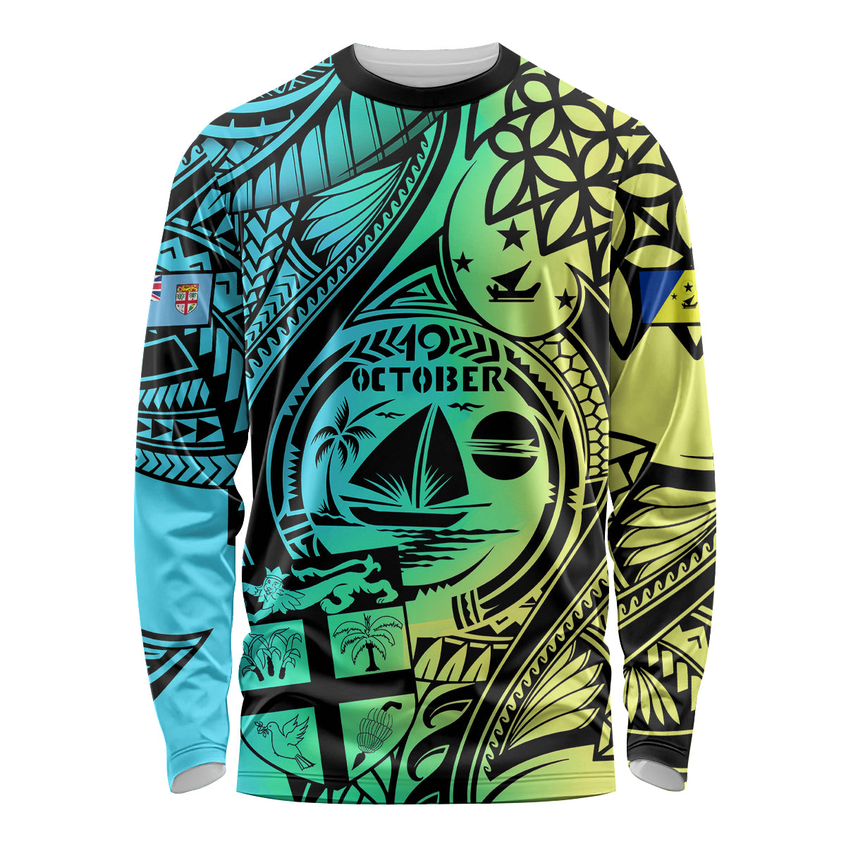 personalised-malampa-fiji-day-long-sleeve-shirt-vanuatu-sand-drawing-with-polynesian-pattern