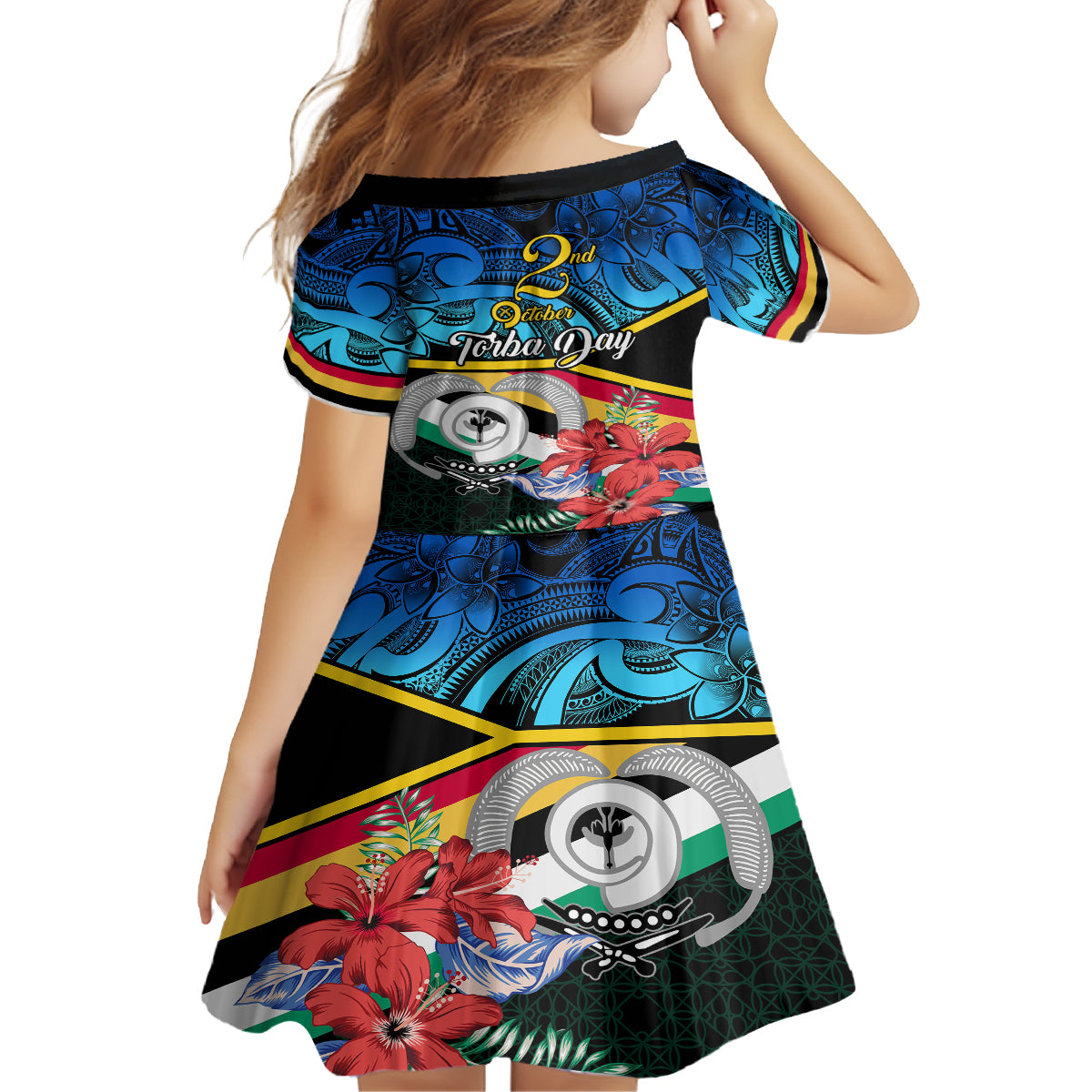 Torba Vanuatu Family Matching Puletasi Dress and Hawaiian Shirt Sand Drawing With Polynesian Pattern LT9 - Polynesian Pride