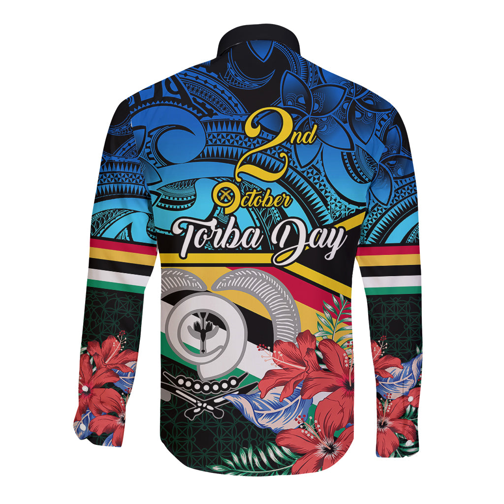 torba-vanuatu-long-sleeve-button-shirt-sand-drawing-with-polynesian-pattern