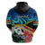 Personalised Torba Vanuatu Hoodie Sand Drawing With Polynesian Pattern LT9 - Polynesian Pride