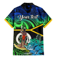 personalised-malampa-day-family-matching-mermaid-dress-and-hawaiian-shirt-vanuatu-flowers-with-malampa-emblem-tribal-pattern