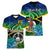 personalised-malampa-day-women-v-neck-t-shirt-vanuatu-flowers-with-malampa-emblem-tribal-pattern