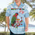 Melanesian Fiji Kula Bird Hawaiian Shirt with Tagimoucia Masi Tapa Pattern