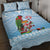 Melanesian Fiji Kula Bird Quilt Bed Set with Tagimoucia Masi Tapa Pattern