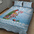 Melanesian Fiji Kula Bird Quilt Bed Set with Tagimoucia Masi Tapa Pattern