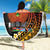 Melanesian Papua New Guinea Beach Blanket Plumeria Bird of Paradise Tribal