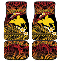 Melanesian Papua New Guinea Car Mats Plumeria Bird of Paradise Tribal