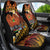 Melanesian Papua New Guinea Car Seat Cover Plumeria Bird of Paradise Tribal