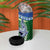 Melanesian Solomon Islands 4 in 1 Can Cooler Tumbler Tropical Shark Tattoo