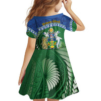 Melanesian Solomon Islands Family Matching Off Shoulder Maxi Dress and Hawaiian Shirt Tropical Shark Tattoo