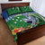 Melanesian Solomon Islands Quilt Bed Set Tropical Shark Tattoo