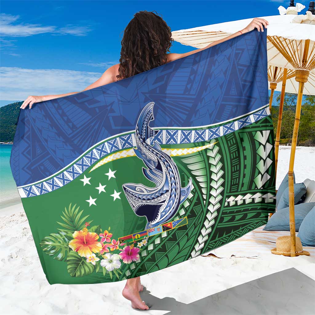 Melanesian Solomon Islands Sarong Tropical Shark Tattoo