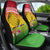 Melanesian Ni-Vanuatu Car Seat Cover Sea Turtle with Sand Drawing Pattern