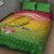 Melanesian Ni-Vanuatu Quilt Bed Set Sea Turtle with Sand Drawing Pattern