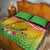 Melanesian Ni-Vanuatu Quilt Bed Set Sea Turtle with Sand Drawing Pattern