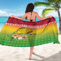 Melanesian Ni-Vanuatu Sarong Sea Turtle with Sand Drawing Pattern