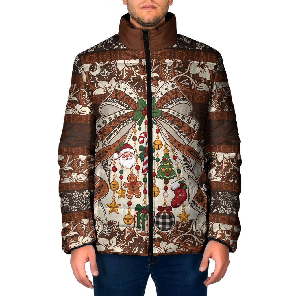 Tahiti 'Ahu Christmas Bow Padded Jacket Ia 'oa'oa i te Noera LT9 Men Multicolor - Polynesian Pride