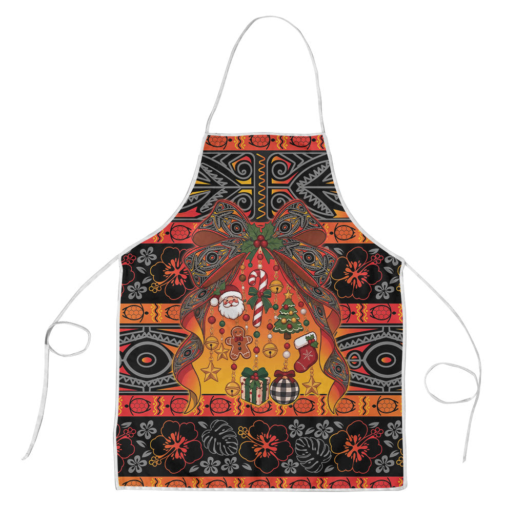 Papua New Guinea Sepik Christmas Bow Apron Bikpela hamamas blong dispela Krismas