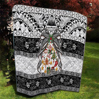 Polynesian Tribal Pattern Christmas Bow Quilt LT9 - Polynesian Pride
