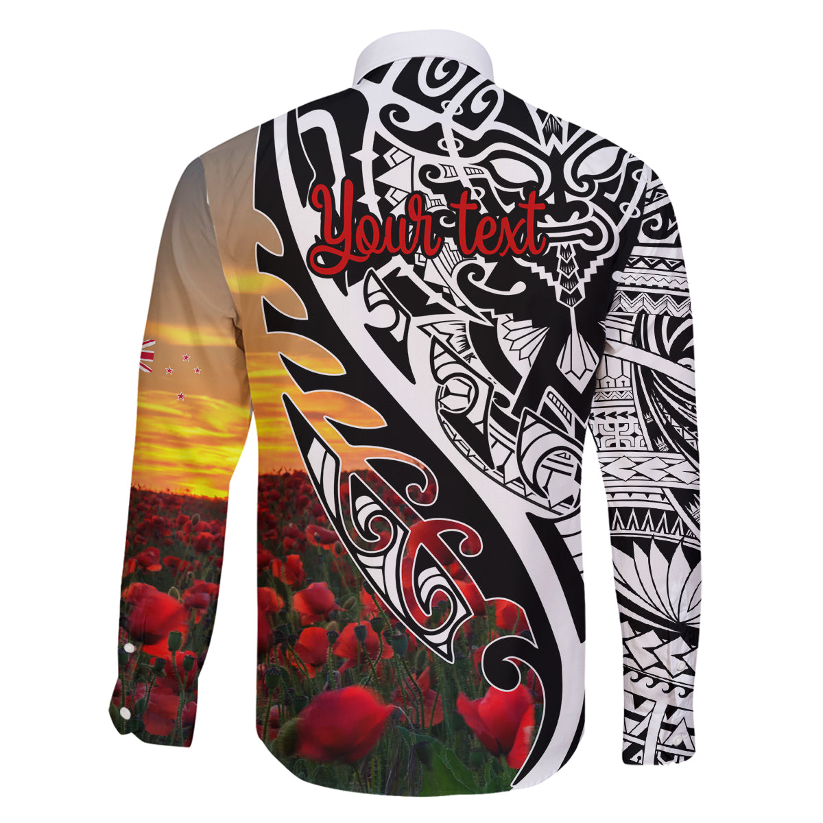 Personalised New Zealand Waitangi and ANZAC day Family Matching Puletasi and Hawaiian Shirt LT9 - Polynesian Pride