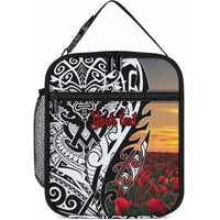 Personalised New Zealand Waitangi and ANZAC day Lunch Bag LT9 10.2 × 8.3 × 4.3 inch White - Polynesian Pride