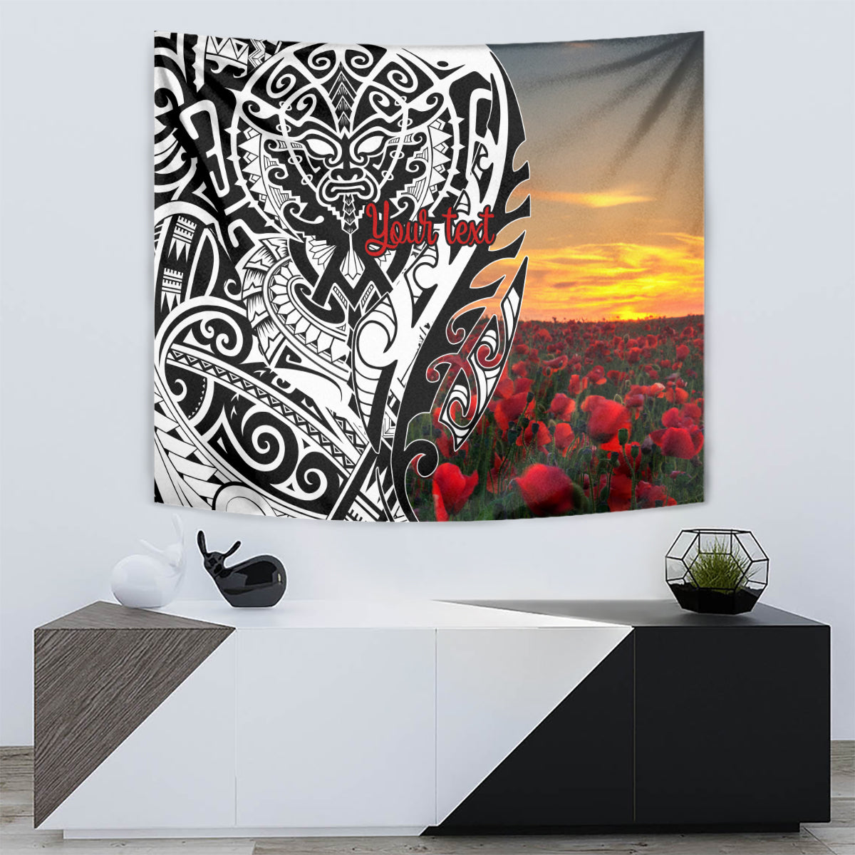 Personalised New Zealand Waitangi and ANZAC day Tapestry