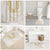 Aloha Lei Onaona Bathroom Set Beige Hawaiian Tribal Pattern - Polynesian Pride