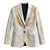 Aloha Lei Onaona Blazer Beige Hawaiian Tribal Pattern - Polynesian Pride