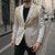 Aloha Lei Onaona Blazer Beige Hawaiian Tribal Pattern - Polynesian Pride