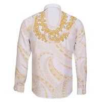 Aloha Lei Onaona Family Matching Mermaid Dress and Hawaiian Shirt Beige Hawaiian Tribal Pattern