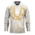 Aloha Lei Onaona Hockey Jersey Beige Hawaiian Tribal Pattern - Polynesian Pride