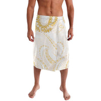 Aloha Lei Onaona Lavalava Beige Hawaiian Tribal Pattern