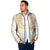 Aloha Lei Onaona Padded Jacket Beige Hawaiian Tribal Pattern - Polynesian Pride