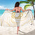 Aloha Lei Onaona Sarong Beige Hawaiian Tribal Pattern