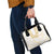 Aloha Lei Onaona Shoulder Handbag Beige Hawaiian Tribal Pattern