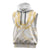 Aloha Lei Onaona Sleeveless Hoodie Beige Hawaiian Tribal Pattern - Polynesian Pride