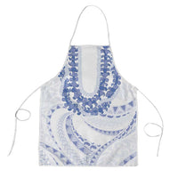 Aloha Lei Onaona Apron Navy Blue Hawaiian Tribal Pattern - Polynesian Pride