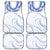 Aloha Lei Onaona Car Mats Navy Blue Hawaiian Tribal Pattern