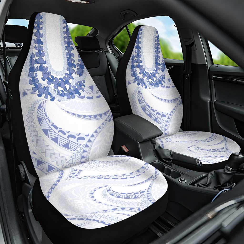 Aloha Lei Onaona Car Seat Cover Navy Blue Hawaiian Tribal Pattern