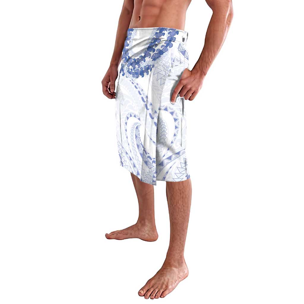 Aloha Lei Onaona Lavalava Navy Blue Hawaiian Tribal Pattern